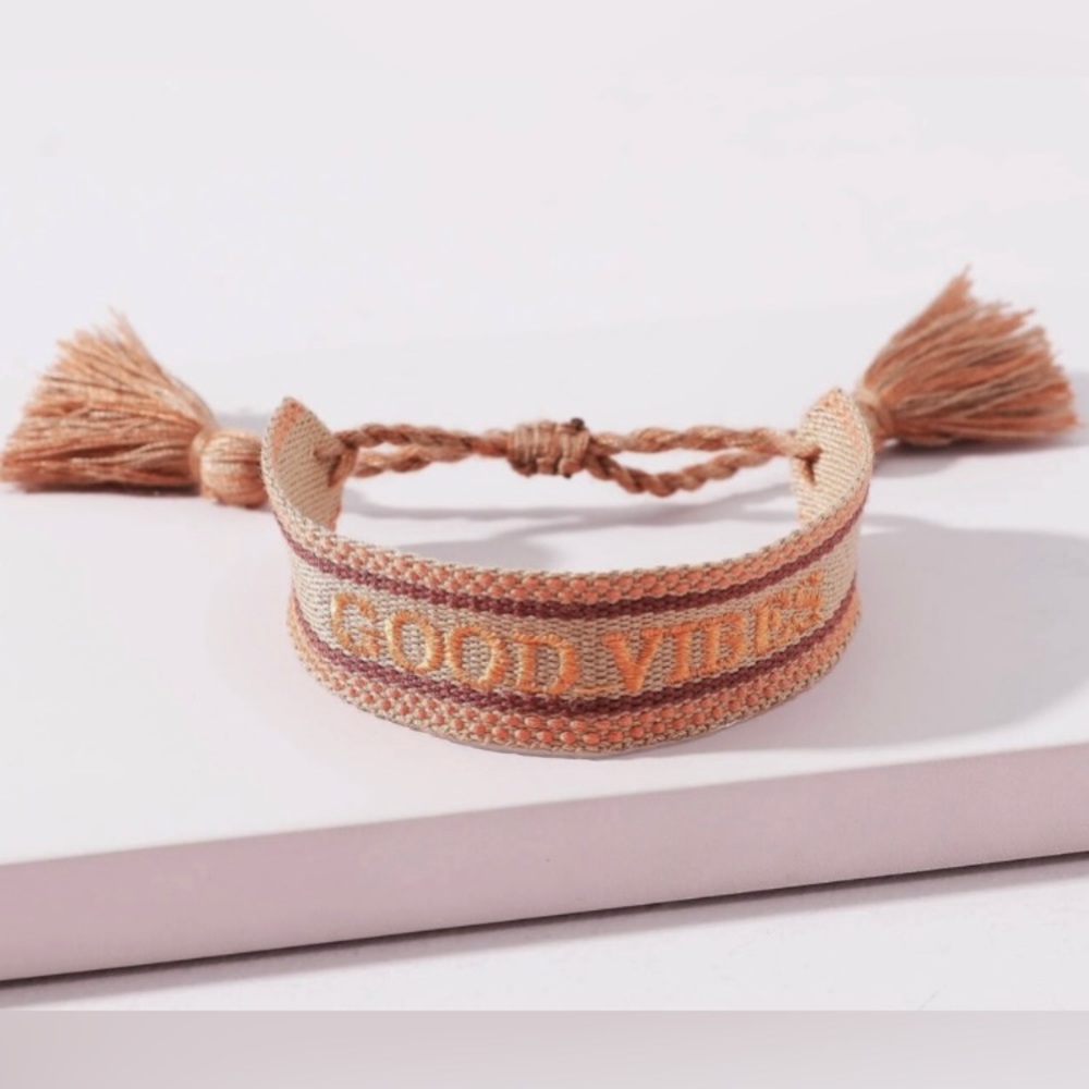 Good Vibes Adjustable Bracelet